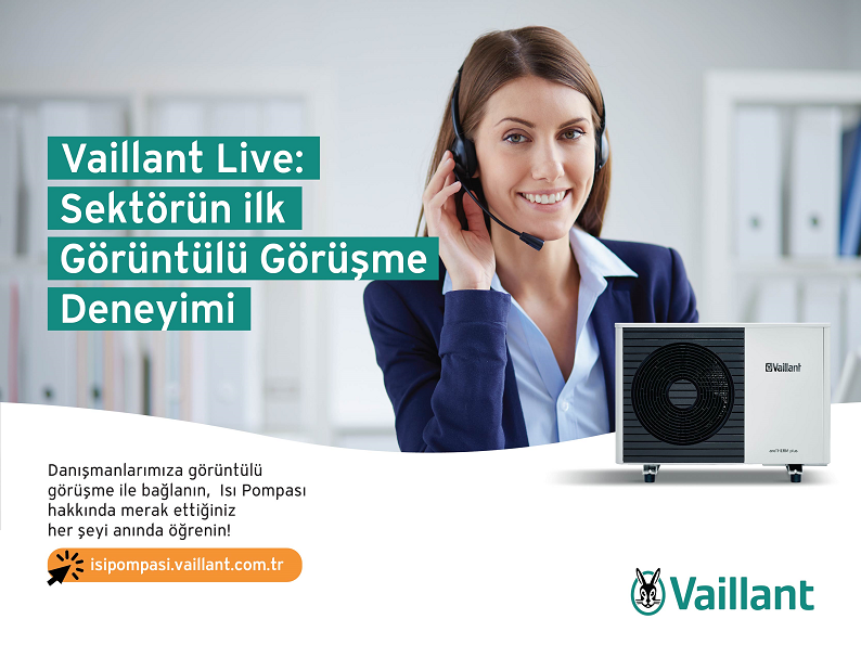 Vaillant Live ile ısı pompasında yine bir ilk 