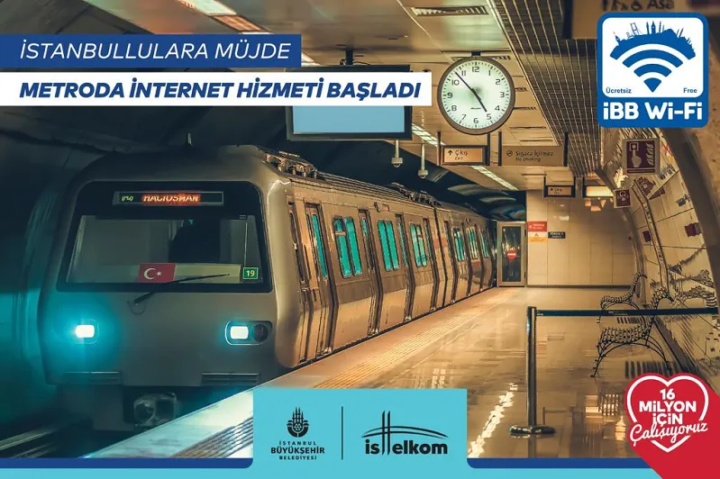 KESİNTİSİZ İNTERNET BOSTANCI-DUDULLU METRO HATTI’NDA