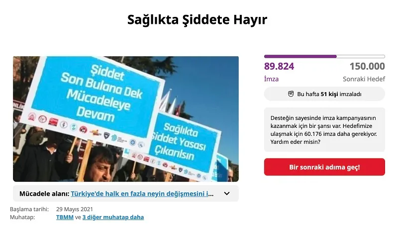 Sağlıkta Çözüm için 1,2 Milyon İmza