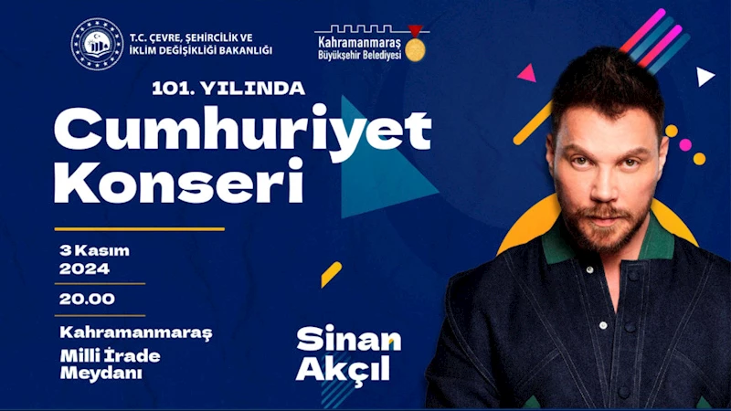 Sinan Akçıl, Cumhuriyet Konserinde Sahne Alacak