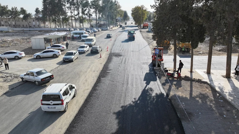 Daha Ulaşılabilir Türkoğlu İçin Büyükşehir Yol Yatırımlarını Sürdürüyor