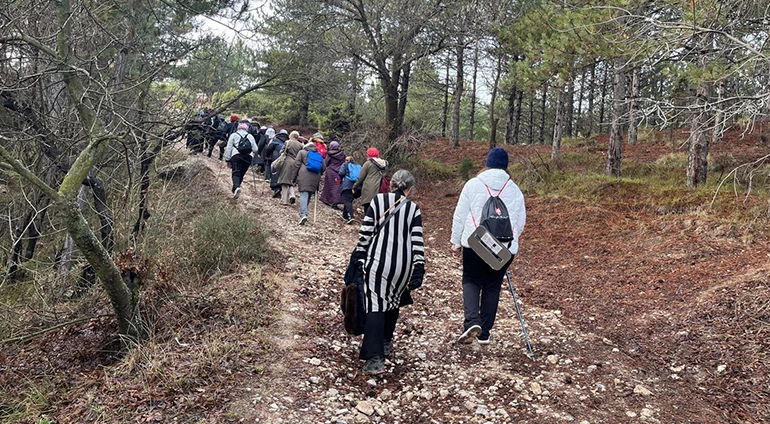 DOĞA YÜRÜYÜŞÜ GRUBUMUZ HIDIRLIK’TA BULUŞTU