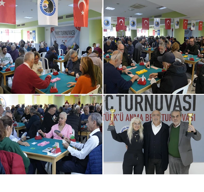 244 SPORCU ‘13. ATATÜRK’Ü ANMA BRİÇ TURNUVASI’NDA BULUŞTU