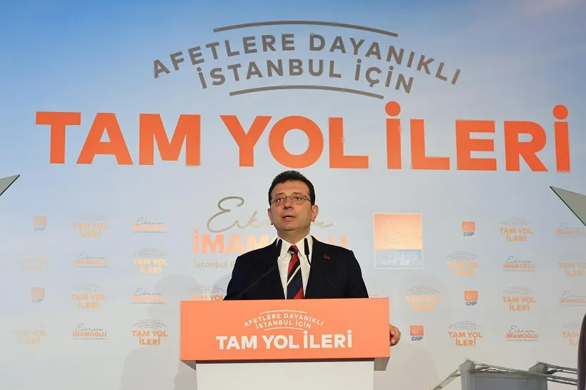 İBB BAŞKANI EKREM İMAMOĞLU: “AFETLERE DAYANIKLI İSTANBUL İÇİN TAM YOL İLERİ”