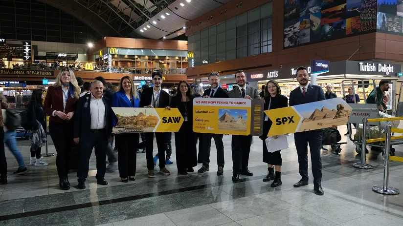 İstanbul Sabiha Gökçen, Kahire Sphinx uçuşları başladı 