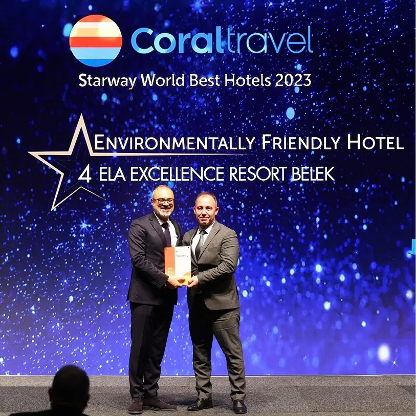 DÜNYANIN EN İYİ OTELİ ÖDÜLÜNÜN SAHİBİ:ELA EXCELLENCE RESORT BELEK