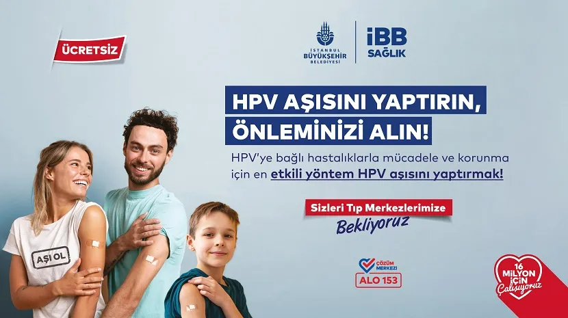ÜCRETSİZ HPV AŞI UYGULAMASI BAŞLIYOR