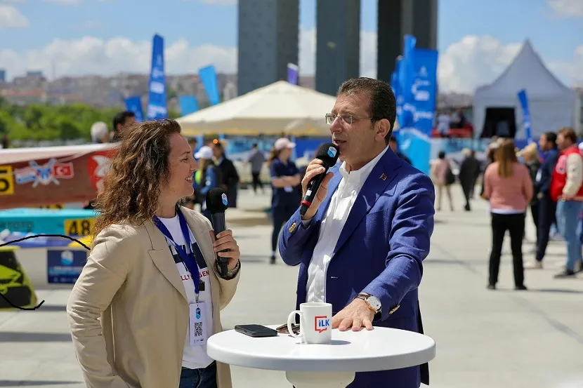 ULUSLARARASI HALİÇ KÜREK YARIŞLARI ÖDÜL TÖRENİNDE KONUŞTU