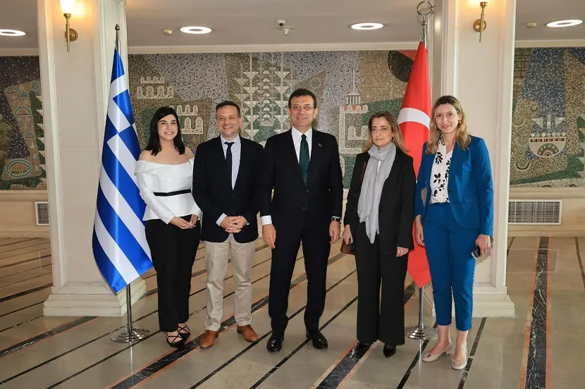 ATİNA BELEDİYE BAŞKANI DOKUS’TAN İMAMOĞLU’NA TEBRİK ZİYARETİ