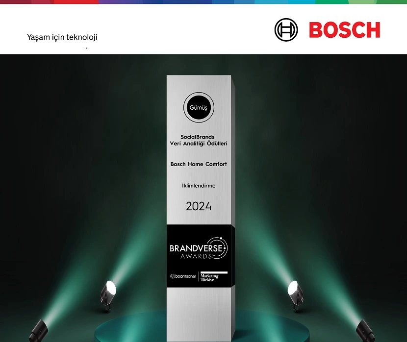 Bosch Home Comfort’a Brandverse Awards’tan ‘Gümüş’ Ödül