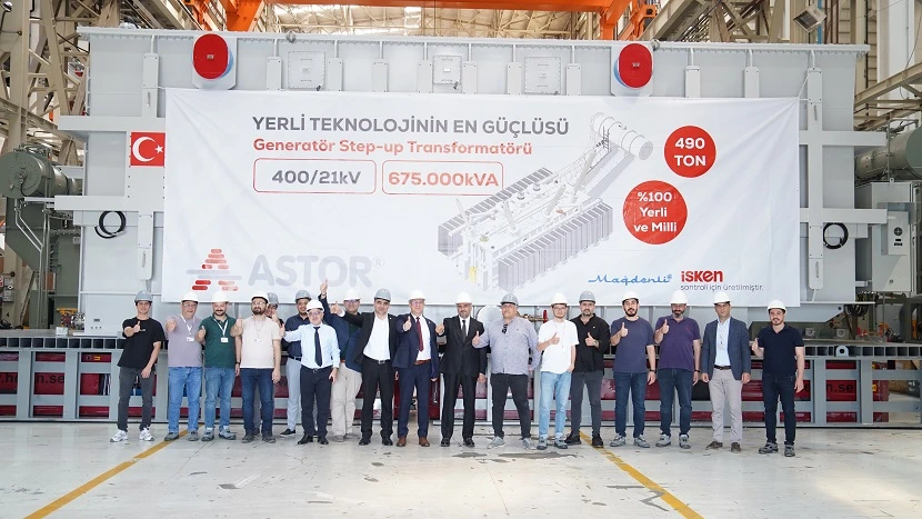 ASTOR ENERJİ 675 MVA GÜCÜNDE TRANSFORMATÖR ÜRETTİ