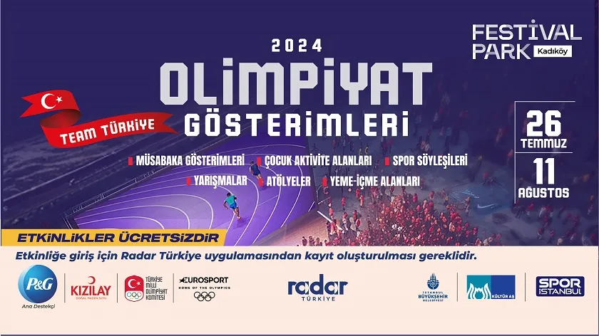 OLİMPİYAT HEYECANI FESTİVAL PARK KADIKÖY’DE YAŞANACAK