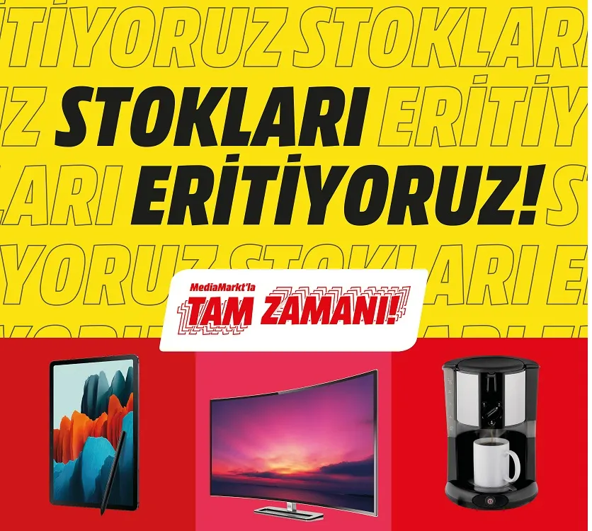 MediaMarkt’ın “Stokları Eritiyoruz” kampanyası devam ediyor