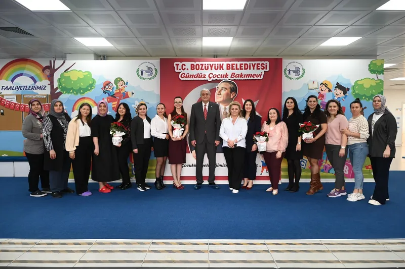 Bozüyük Belediye Başkanı Bakkalcıoğlu, Kreş ve El Sanatları Atölyelerini Ziyaret Etti