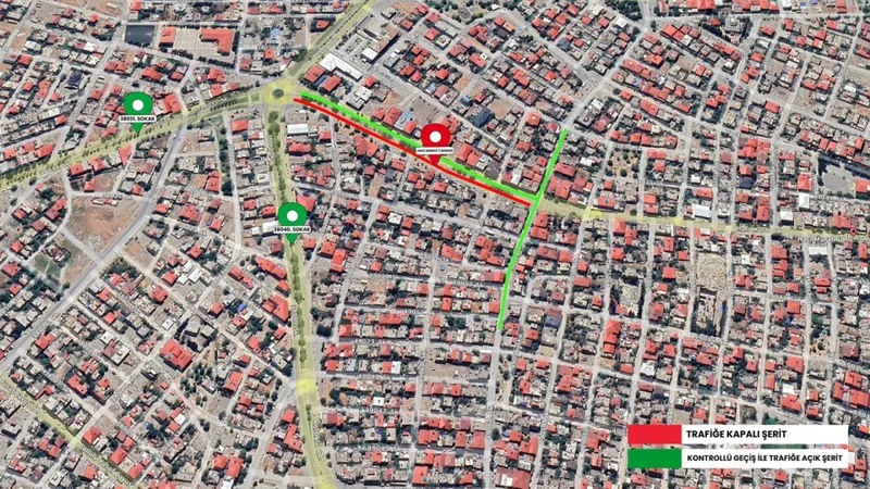 Hacı Murat Caddesi Altyapı Çalışmaları Nedeniyle Trafiğe Kapatıldı