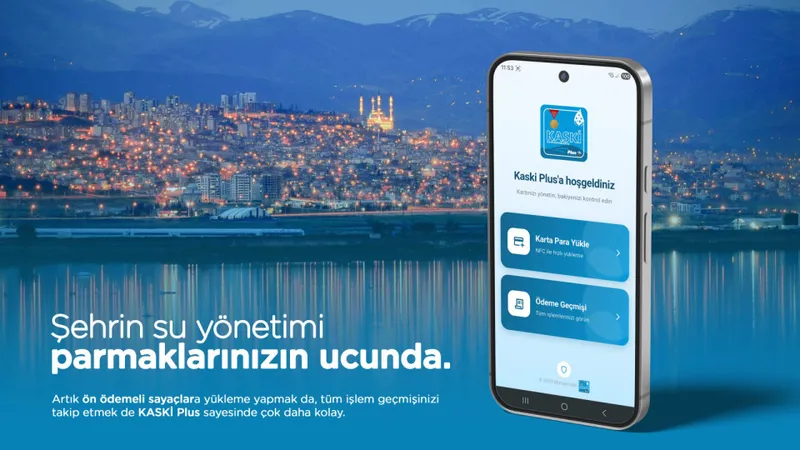 KASKİ, Su Yüklemesinde NFC Teknolojisi ile Türkiye