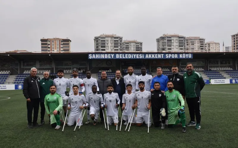 Şahinbey Ampute Futbol Takımı, Konya Deplasmanında Farklı Galibiyet Aldı
