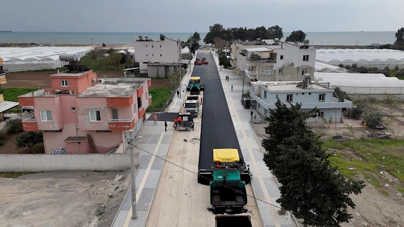 Büyükşehir, Kazanlı’da Etaplar Halinde Sürecek Yol Çalışmalarını Başlattı