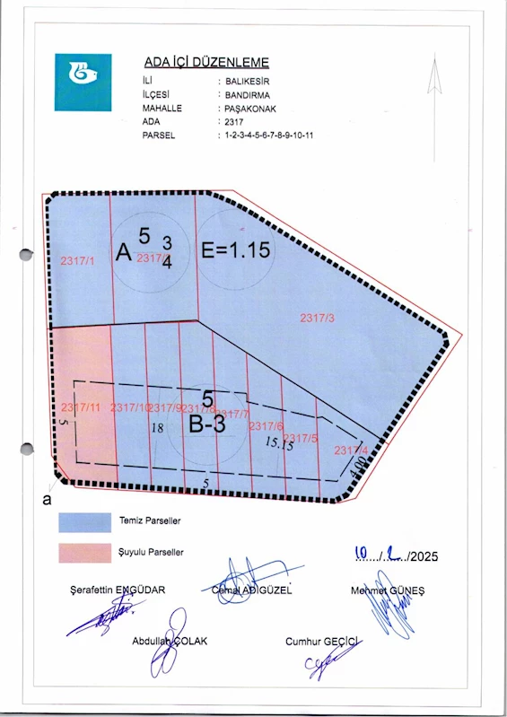 Paşakonak Mahallesi 2317 Ada İçi Düzenlemesi