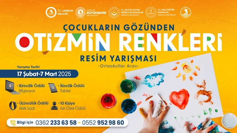 “Çocukların Gözünden Otizmin Renkleri” Resim Yarışması