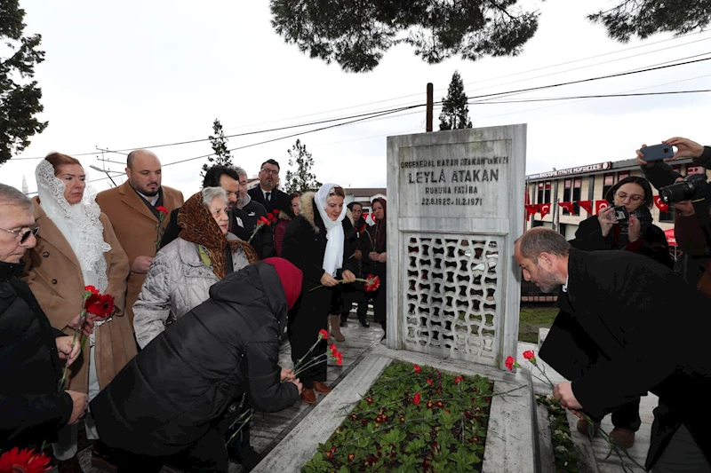 EFSANE BAŞKAN LEYLA ATAKAN VE YOL ARKADAŞLARI KABRİ BAŞINDA ANILDI