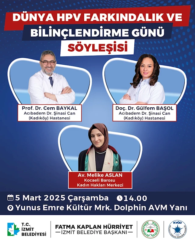 İZMİT BELEDİYESİ’NDEN HPV FARKINDALIK PROGRAMI