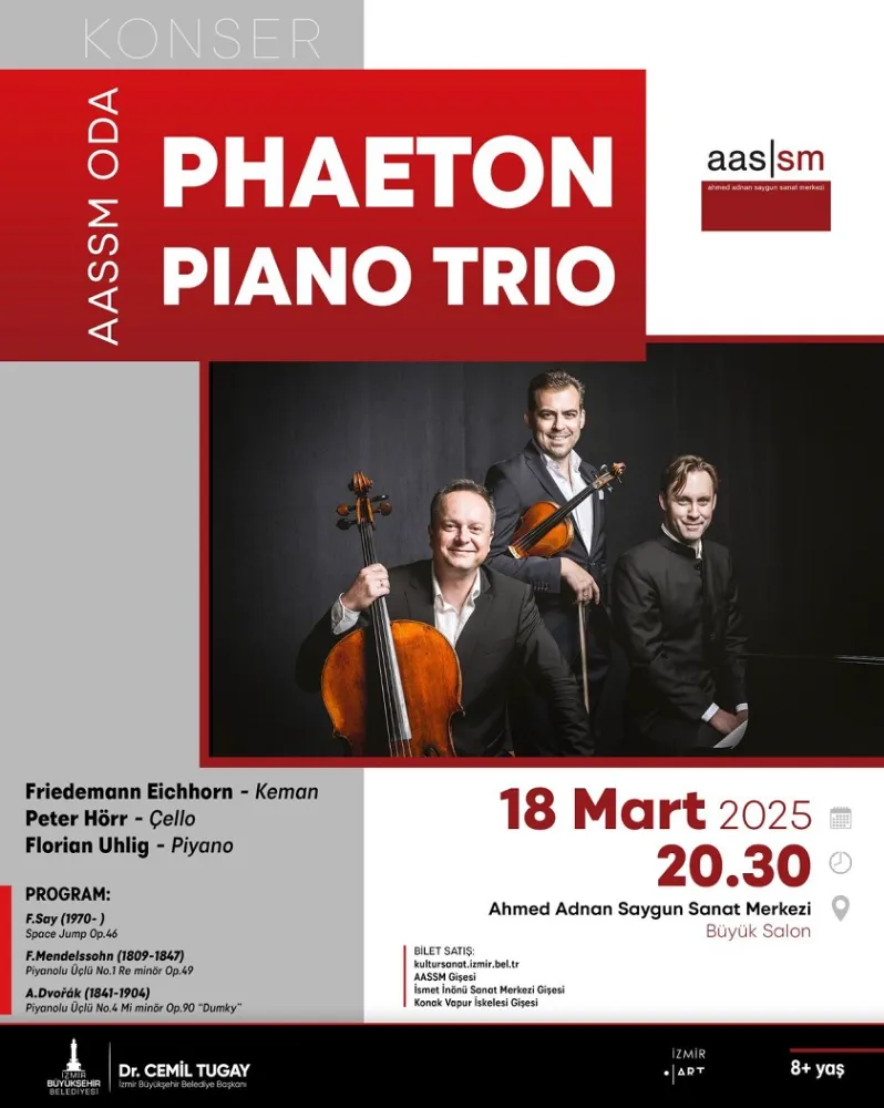 AASSM’de Phaeton Piano Trio konseri