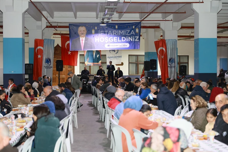 YUNUSEMRE’DE ÇANAKKALE BİRLİK VE BERABERLİK İFTARI