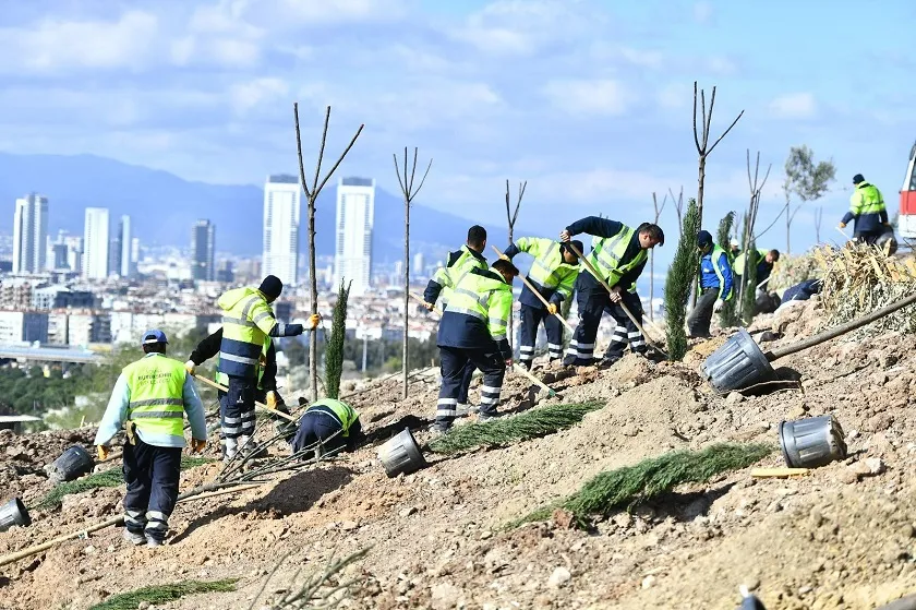 Bornova yeni bir orman kazanıyor