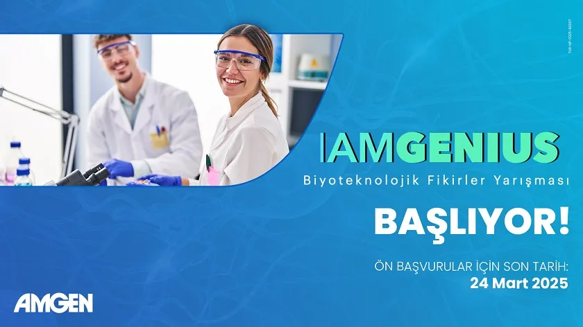 Amgen Türkiye’nin gençlerin bilim tutkularını ödüllendirdiği IamGenius’ta başvurular 3 Mart’ta başladı
