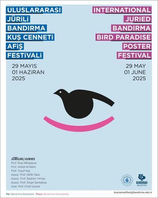 “Uluslararası Jürili Bandırma Kuşcenneti Afiş Festivali” Düzenleniyor