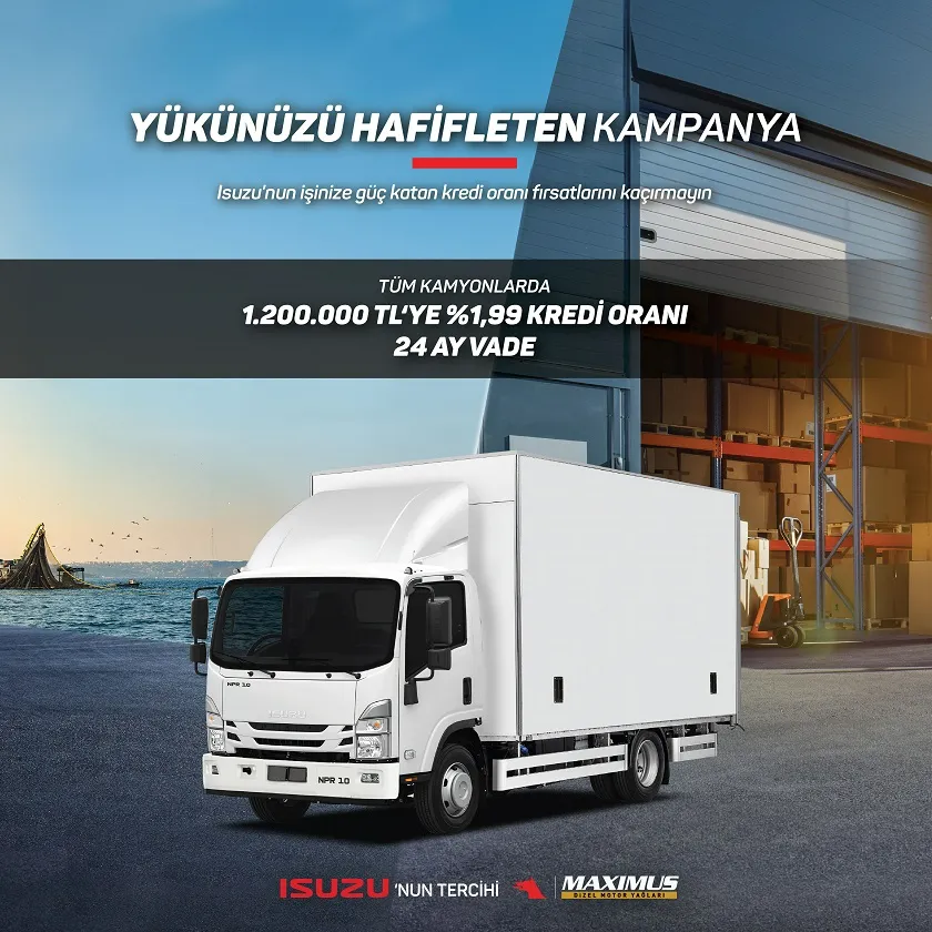 Anadolu Isuzu’dan yük hafifleten kampanya