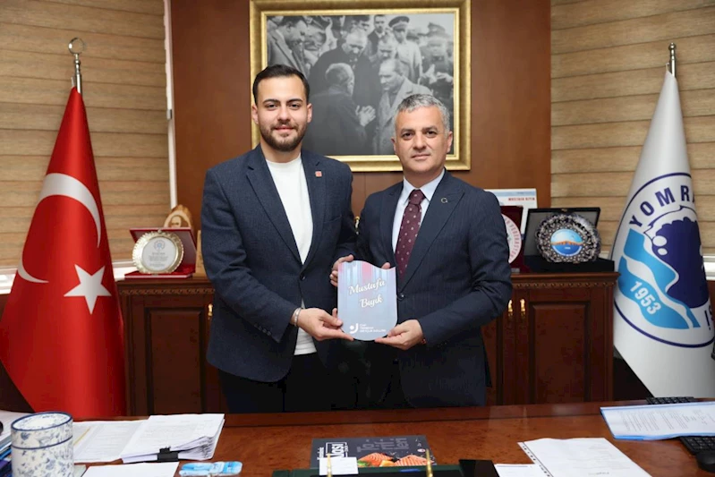 CHP GENÇLİK KOLLARI GENEL BAŞKANI BAŞKANIMIZI MAKAMINDA ZİYARET ETTİ