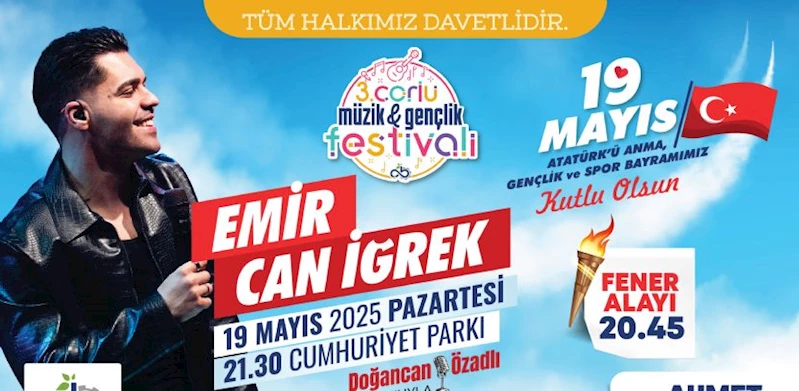 Bayram Coşkusu 3. Çorlu Müzik ve Gençlik Festivali ile Katlanacak