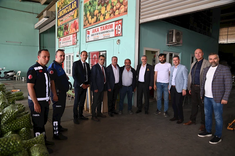 Yeni hal sezonu Turgutlu Sebze ve Meyve Hali’nde açıldı