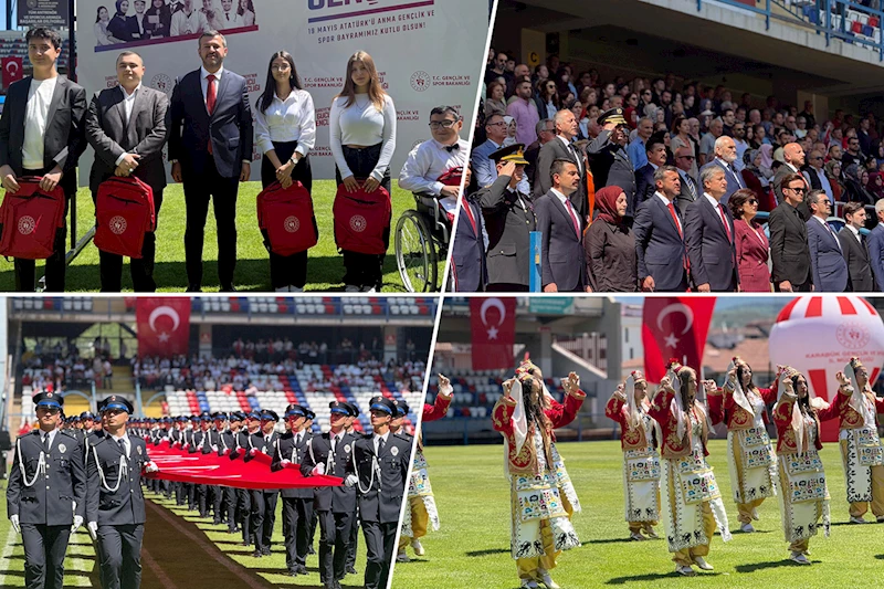 19 Mayıs Karabük’te Coşkuyla Kutlandı