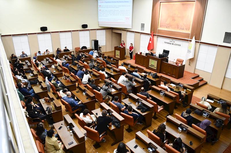 TEPEBAŞI PERSONELİNE AFET FARKINDALIK EĞİTİMİ VERİLDİ