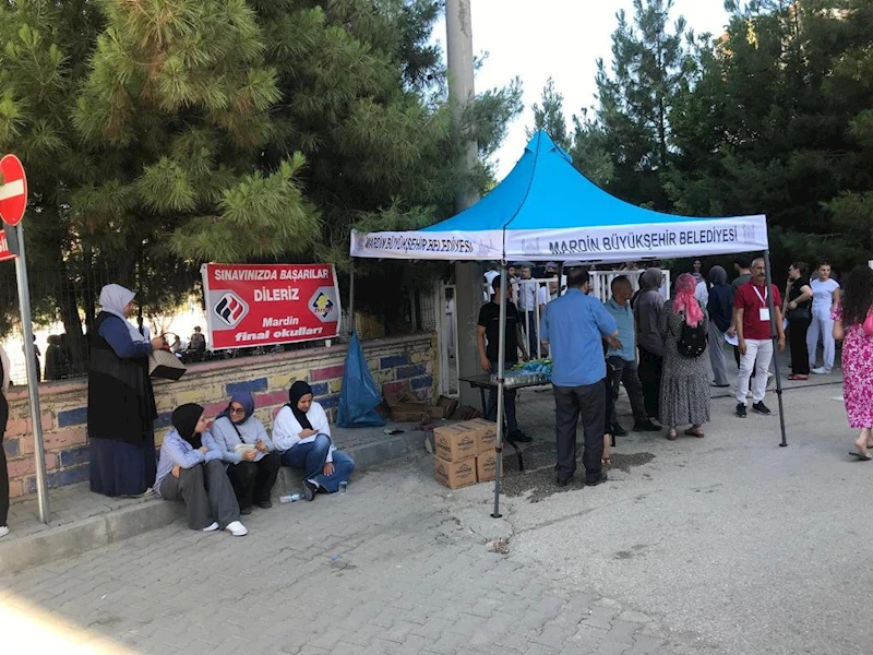 Mardin Büyükşehir Belediyesi YKS Adayları ve Aileleri için her türlü desteği sağladı