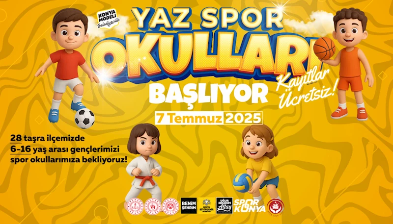 BAŞKAN ALTAY 28 İLÇEDE ÇOCUKLARI VE GENÇLERİ YAZ SPOR OKULLARI’NA KAYIT OLMAYA DAVET ETTİ