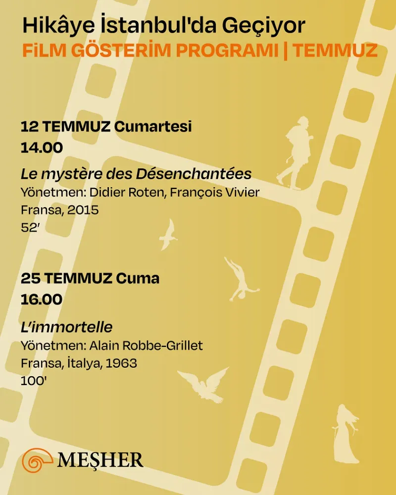 Meşher’de temmuz ayı film gösterimleri