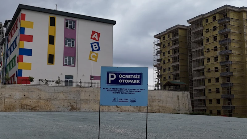 KARŞIYAKA ORTAOKULU’NA DA OTOPARK ALANI