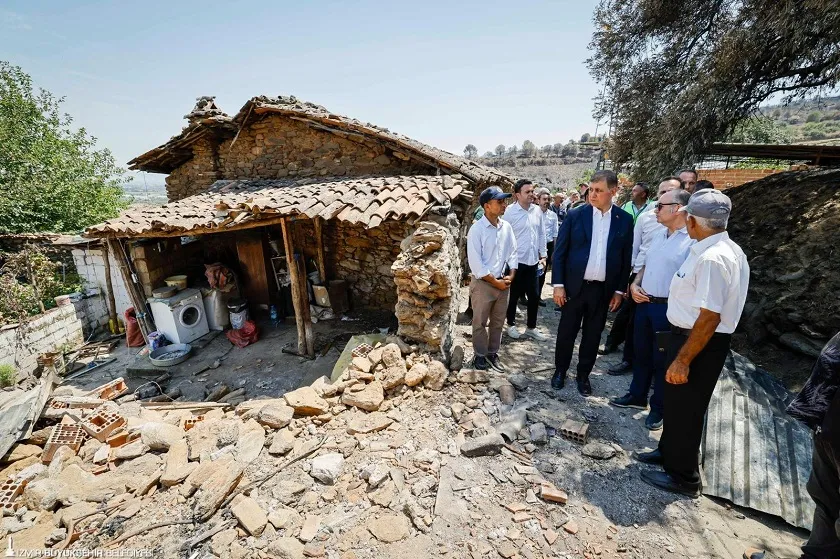 Yangın mağdurları yıl sonuna kadar suya ücret ödemeyecek