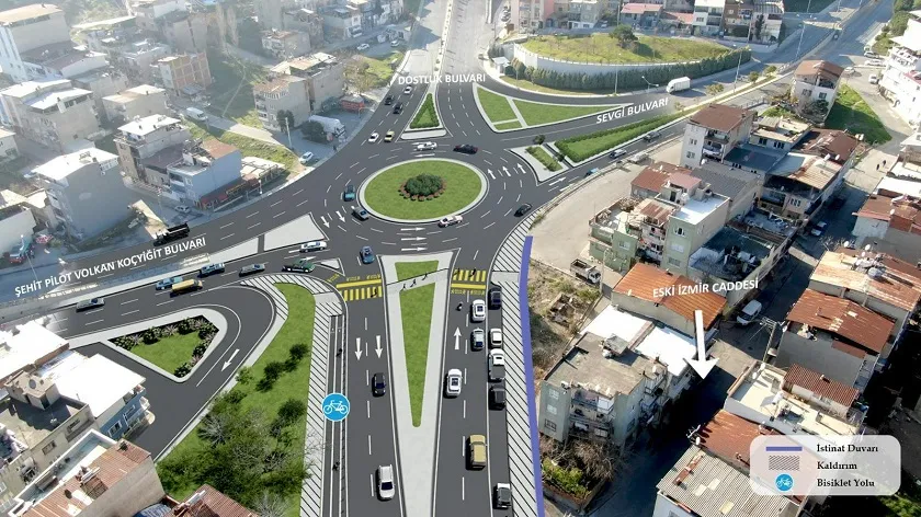 Karabağlar trafiğine nefes aldıracak yeni imar yolunda yüzde 70 ilerleme sağlandı