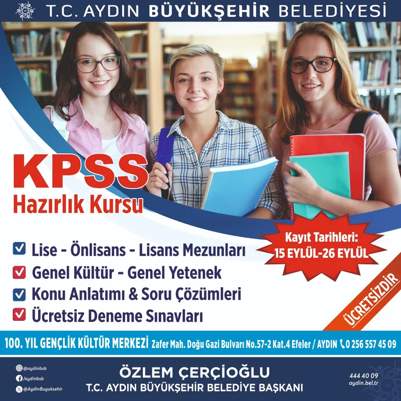 BAŞKAN ÇERÇİOĞLU MEMUR ADAYLARININ YANINDA