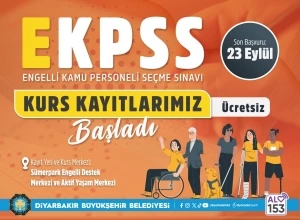 Engelliler için ücretsiz EKPSS Hazırlık Kursu açılacak
