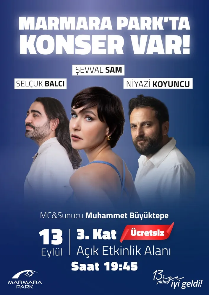 Marmara Park 13. Yılını Unutulmaz Bir Konserle Kutluyor
